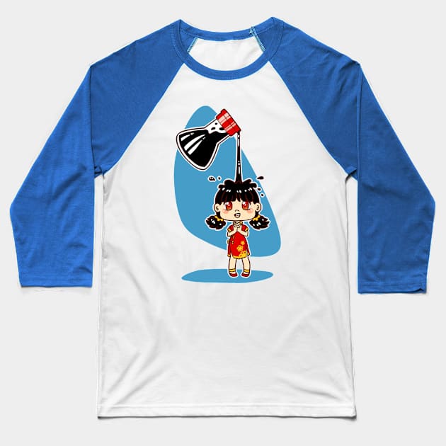 Soy Sauce Baseball T-Shirt by CHOQOwitch